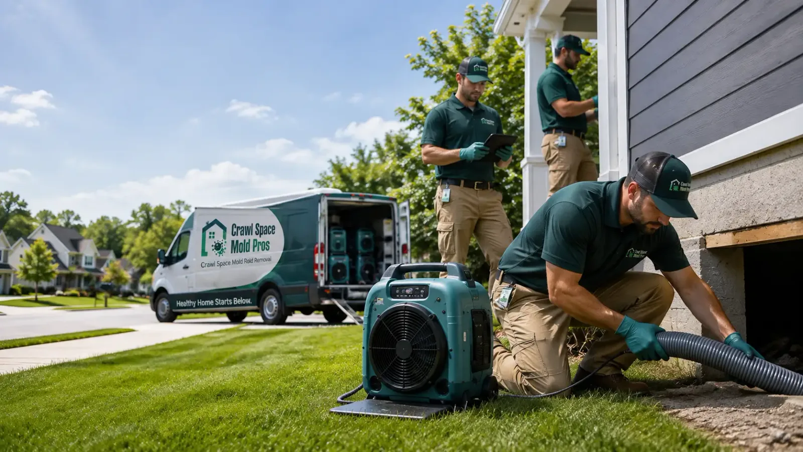Crawl Space Mold Removal in Hickman, NE